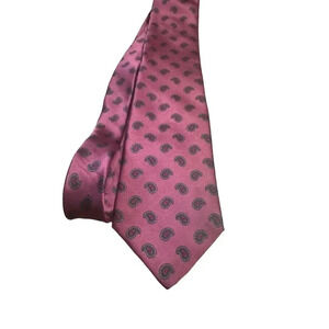 Valentino Pietro Paris Rome Beverly Hills Purple Neckwear Silk Tie